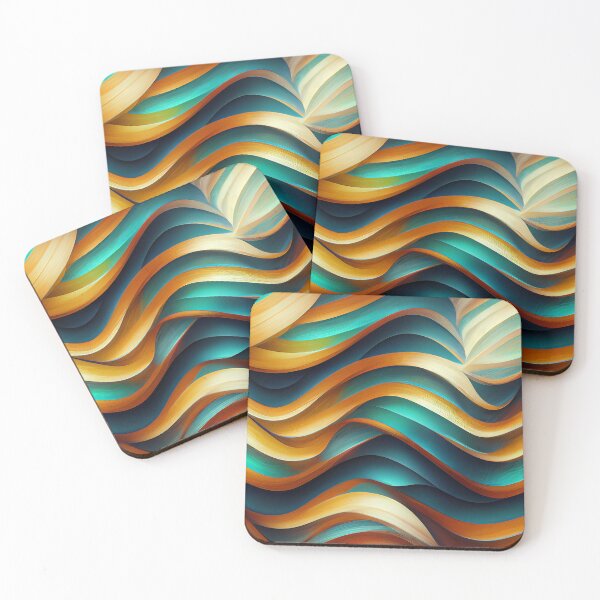 Item preview, Wave Patterns 14 - Created by A.I. designed and sold by Created-by-AI.