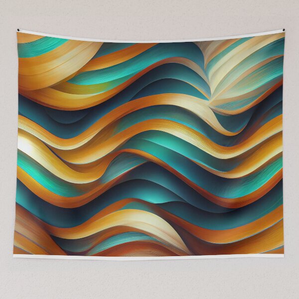 Item preview, Wave Patterns 14 - Created by A.I. designed and sold by Created-by-AI.