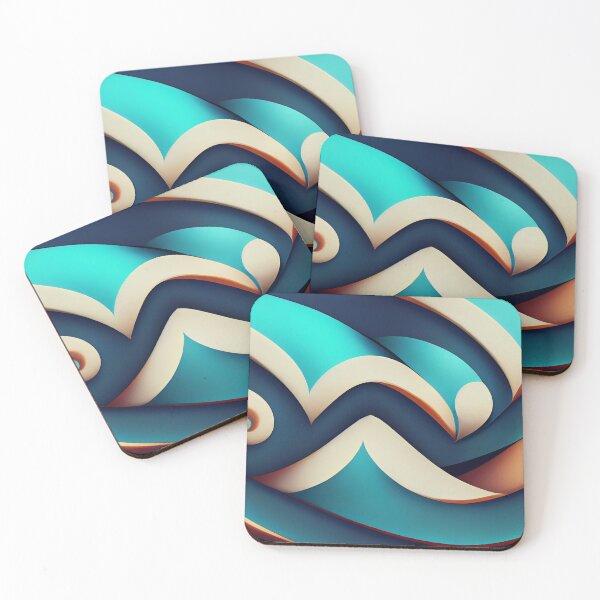 Item preview, Wave Patterns 15 - Created by A.I. designed and sold by Created-by-AI.