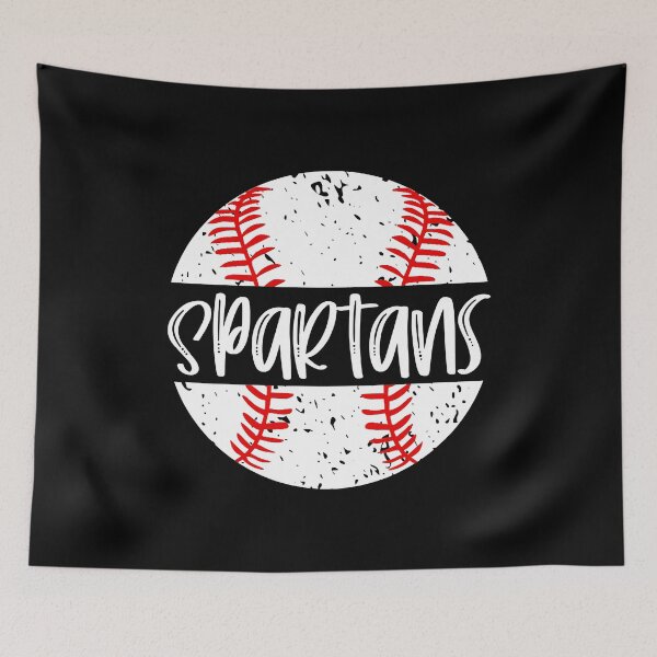 Item preview, Spartans Baseball Team Mascot School Spirit Game Day designed and sold by MichelSorour.