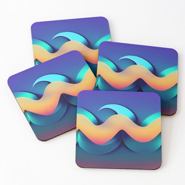 Item preview, Wave Patterns 16 - Created by A.I. designed and sold by Created-by-AI.