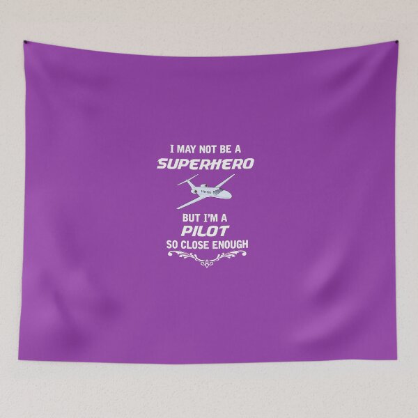 Item preview, Not Superhero But Pilot  designed and sold by AlwaysAwesome.