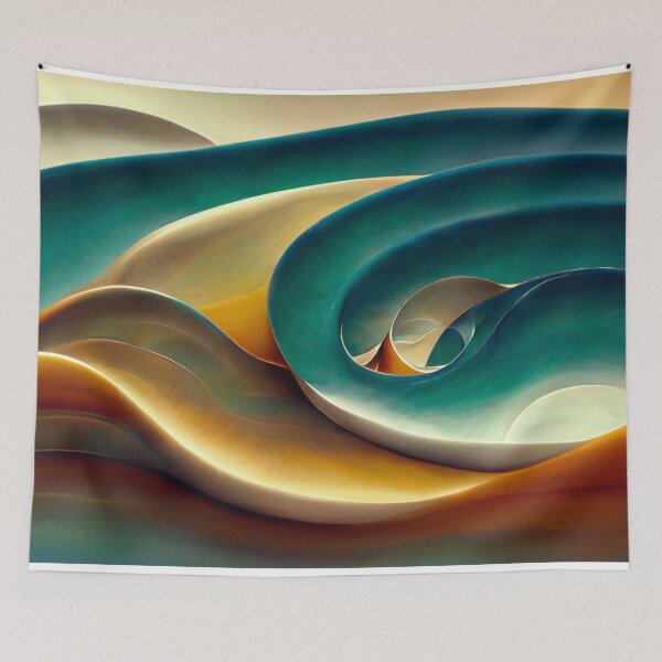 Item preview, Wave Patterns 17 - Created by A.I. designed and sold by Created-by-AI.