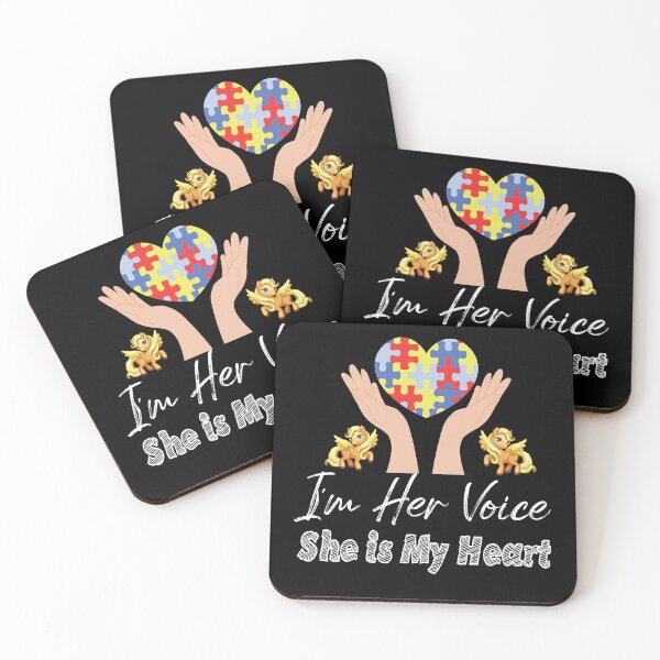 Item preview, I'm Her Voice She is My Heart unicorn Autism Awareness  designed and sold by Mac Store.