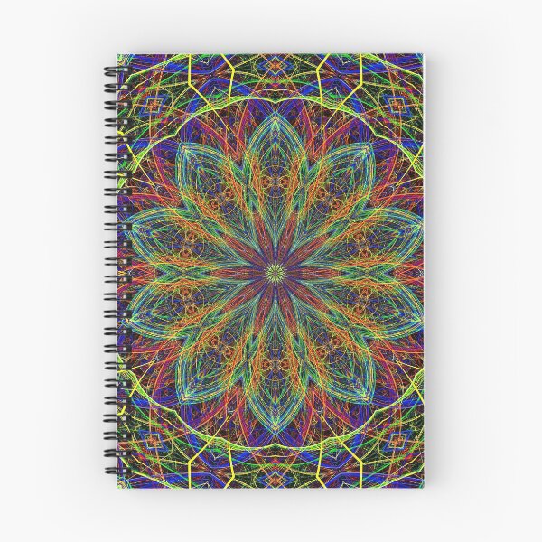 Item preview, Neon Flower Kaleidoscope  designed and sold by Beatriz  Cruz.