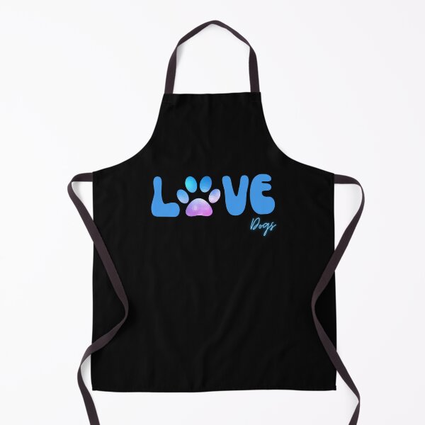 Item preview, Love Dogs with funky dog paw print designed and sold by TreetopStudios.