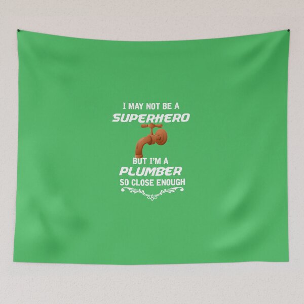 Item preview, Not Superhero But Plumber  designed and sold by AlwaysAwesome.
