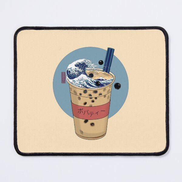 Item preview, The Great Bubble Tea Wave | ボバティー designed and sold by pastellism.