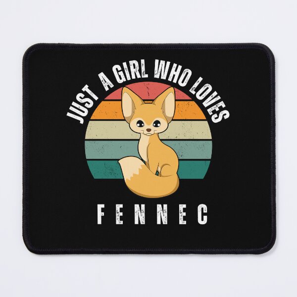 Item preview, Just A Girl Who Loves Fennec, Cut Fennec Fox with Sunset line designed and sold by Magic Touch ⭐⭐⭐⭐⭐.