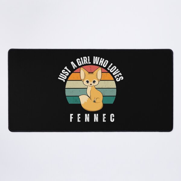 Item preview, Just A Girl Who Loves Fennec, Cut Fennec Fox with Sunset line designed and sold by Magic Touch ⭐⭐⭐⭐⭐.