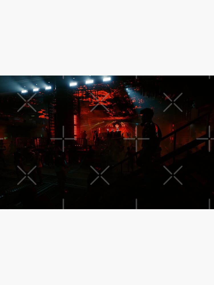Thumbnail 3 of 3, Sticker, Cyberpunk Club Totentanz designed and sold by Bien Design.