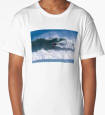 Bodyboarder in action Long T-Shirt