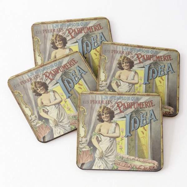 Item preview, Les Produits De La PARFUMERIE IDEA Perfume Old French Advertisement Poster designed and sold by retroposters.