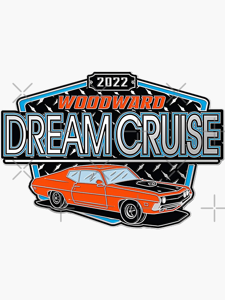 "Woodward Dream Cruise a Woodward Dream Cruise" Sticker for Sale by