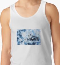 Beautiful Blue Cat Tank Top
