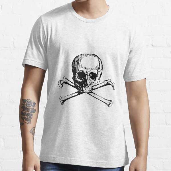 Kisspng Skull And Bones Skull And Crossbones Clip Art Cartoon Skull Shirt T Shirt For Sale 1589