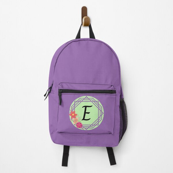 Item preview, Floral Geometric Upper Case Letter E Monogram designed and sold by MGonline.