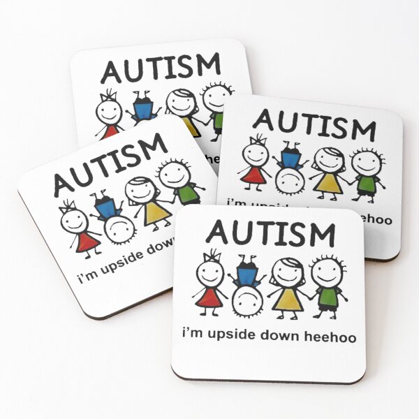 Item preview, official-autism-im-upside-down-heehoo-t-shirt designed and sold by traitimyeuduoi.