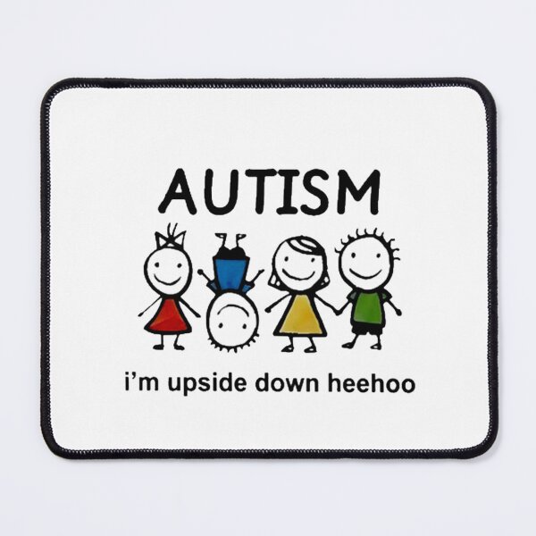 Item preview, official-autism-im-upside-down-heehoo-t-shirt designed and sold by traitimyeuduoi.