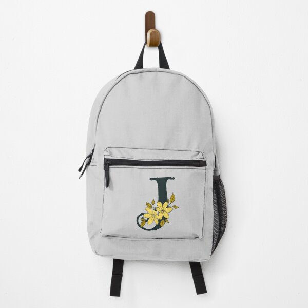 Item preview, Yellow floral J monogram designed and sold by Coffee Lifestyle.