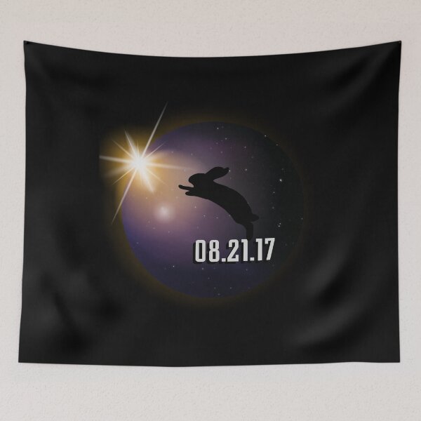 Item preview, Funny Rabbit total solar eclipse 2017  designed and sold by miracletee.
