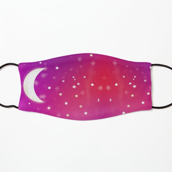 Crescent moon and stars Kids Mask