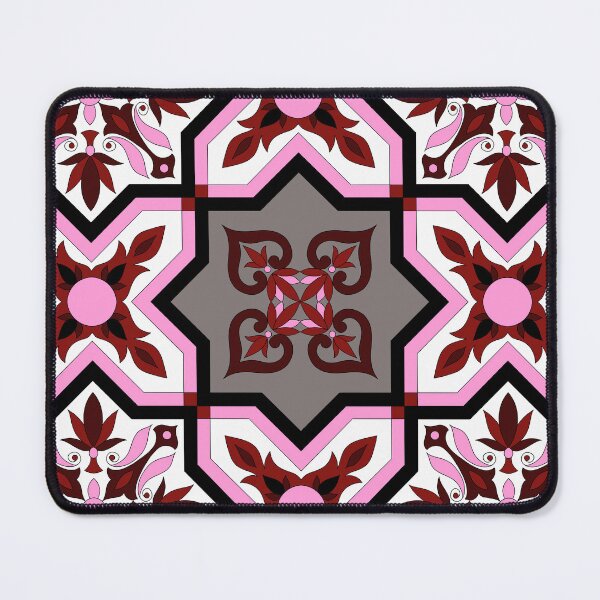 Item preview, Pink Geometric Tiles Seamless Repeat Pattern designed and sold by SemDesigns1.