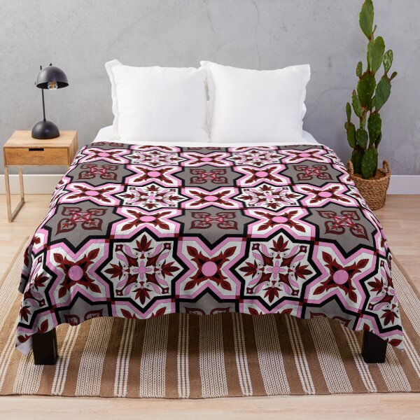 Item preview, Pink Geometric Tiles Seamless Repeat Pattern designed and sold by SemDesigns1.