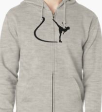 Figure skating girl Zipped Hoodie