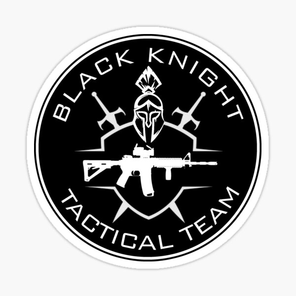 Item preview, Black Knight Tactical Logo designed and sold by Tactics-Art-TH.