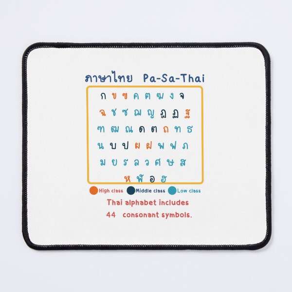 Item preview, Thai Alphabet (W) #0046 designed and sold by WittyIdeate.