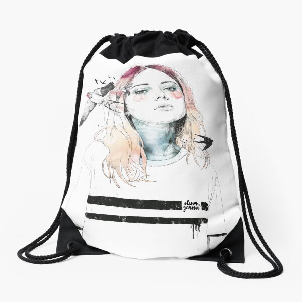 TAKE OUT YOUR BIRDS Drawstring Bag