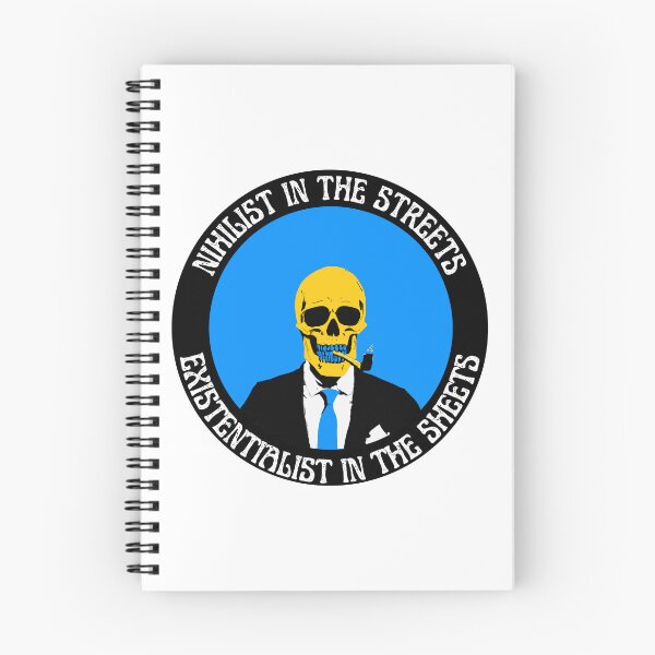 Item preview, Nihilist In The Streets, Existentialist In The Sheets Pop Art Skull designed and sold by PVSKI.