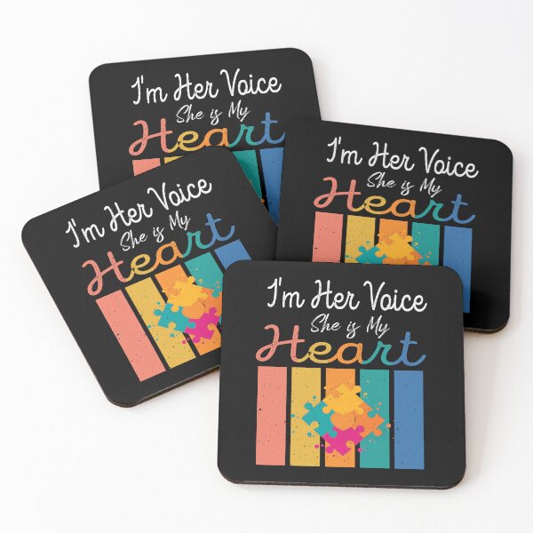 Item preview, I'm Her Voice She is My Heart unicorn Autism Awareness  designed and sold by Mac Store.
