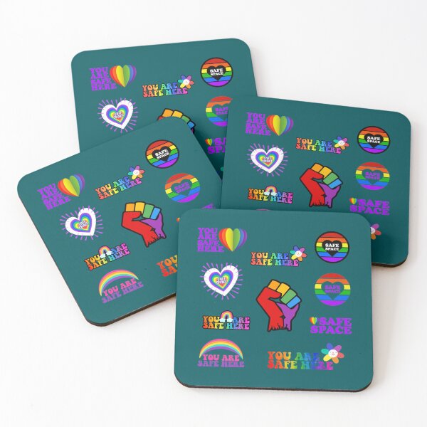 Item preview, Safe Space Equality LGBTQ Set   designed and sold by RDMGraphixs.