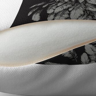 Alternate view of Vanishing in the Night Throw Pillow