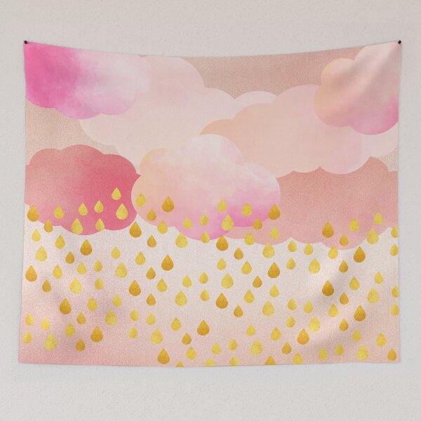 Item preview, Rose gold rainshowers designed and sold by peggieprints.