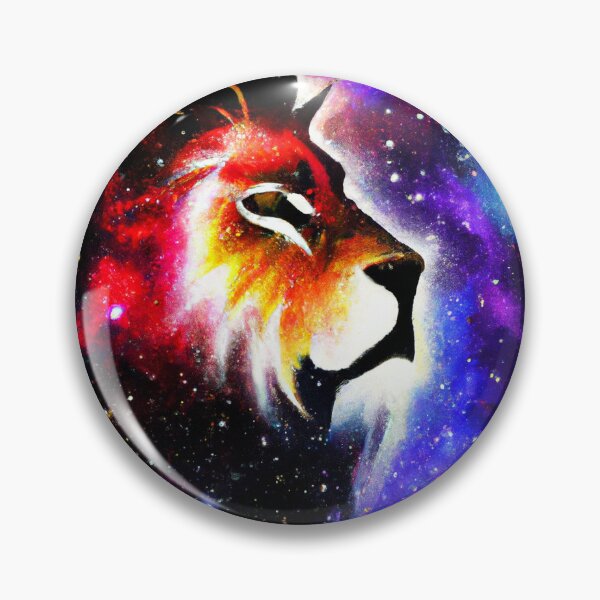 Item preview, Lehoia - Galactic Lion, Lion Galaxy Art designed and sold by Bookwyrm-Bazaar.