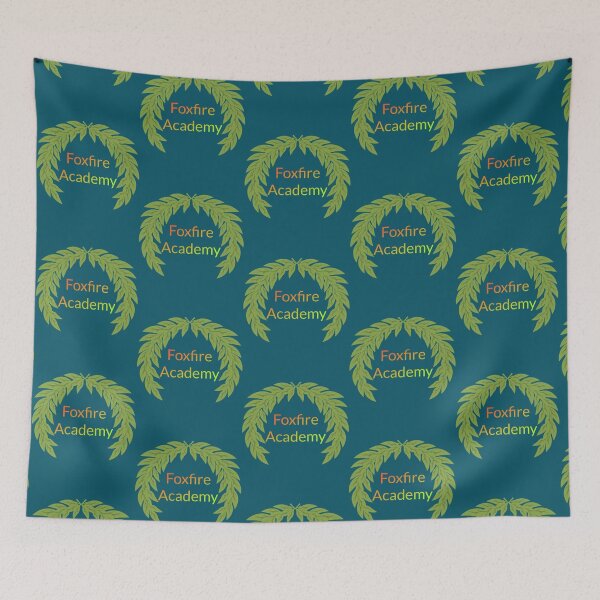 Item preview, Foxfire academy with wreath    designed and sold by DaSilverEyeShop.