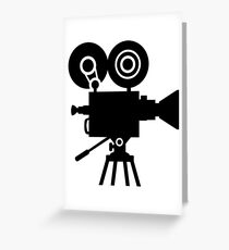 Film movie camera Greeting Card
