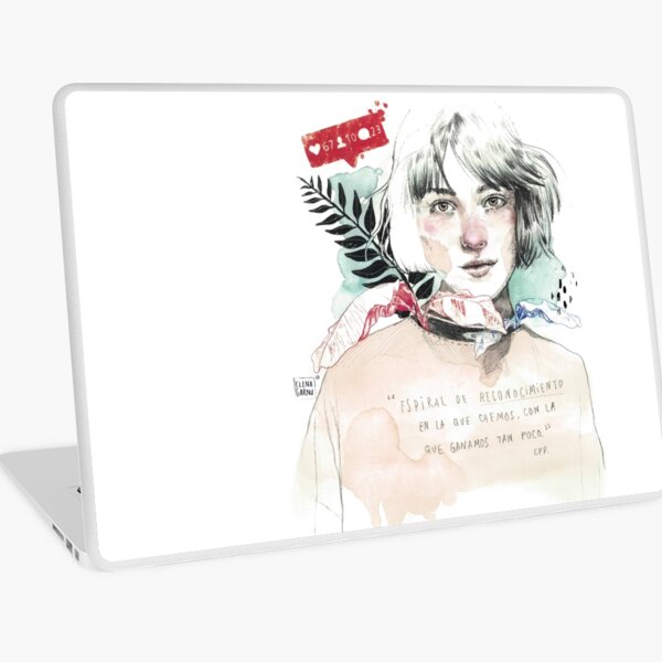 THE SPIRAL elenagarnu Laptop Skin
