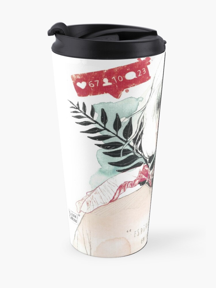 Vista alternativa de Taza de viaje LA ESPIRAL elenagarnu