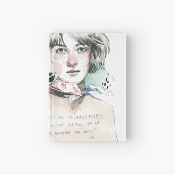 THE SPIRAL elenagarnu Hardcover Journal