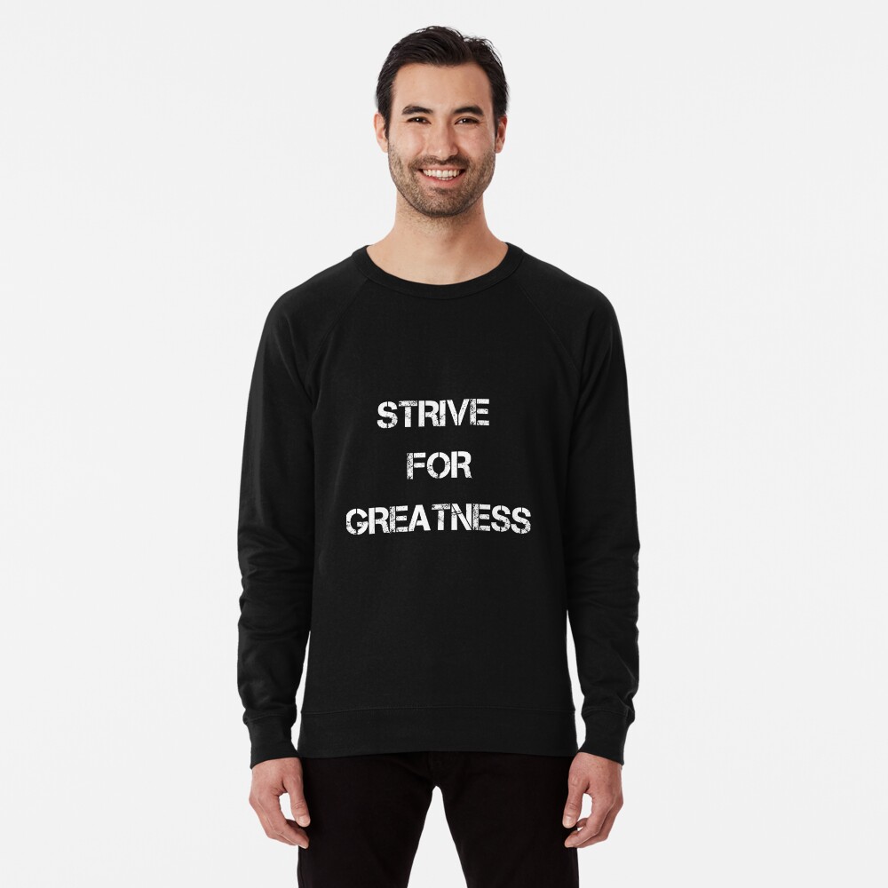 LeBron 'Strive For Greatness' Long Sleeve T-Shirt - Black - Throwback