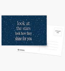 Coldplay Yellow Postcards