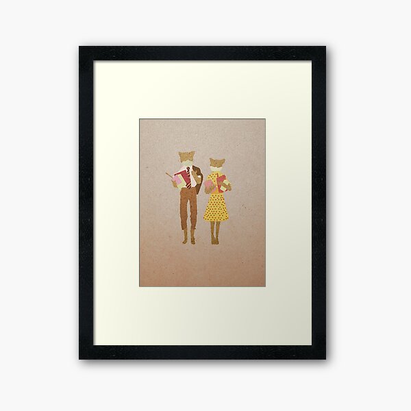 Fantastischer Herr Fox Gerahmter Kunstdruck