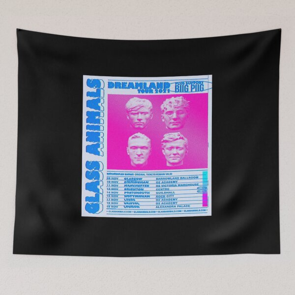 Item preview, Glass Animals Merch Glass Animals Dreamland Tour designed and sold by Sally Masterson.