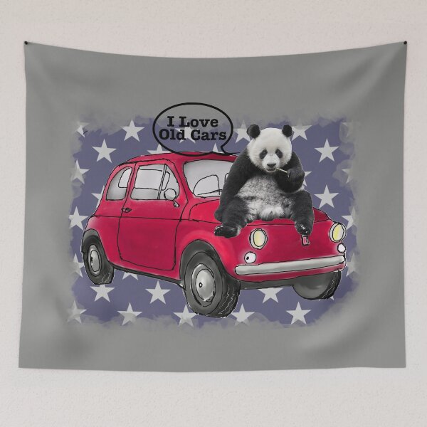 Item preview, Panda on the Car designed and sold by Michael van der Hoorn.