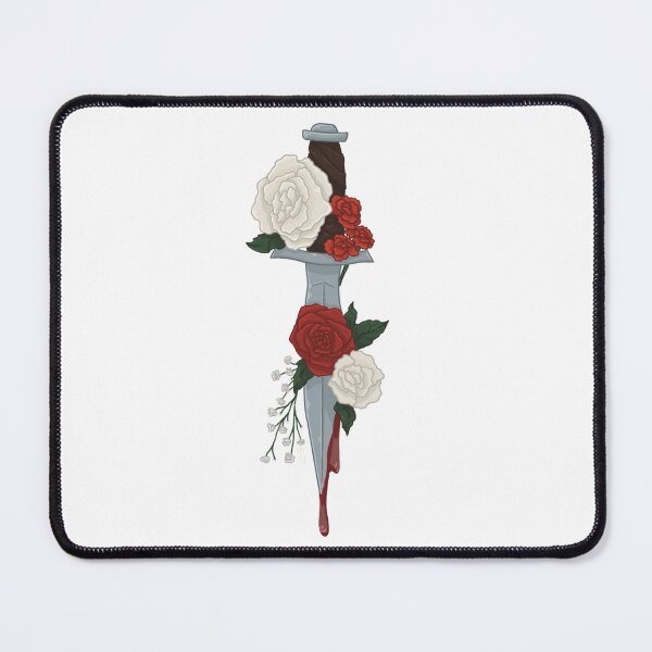 Item preview, Scarlets vs white flowers designed and sold by siejobsessions.