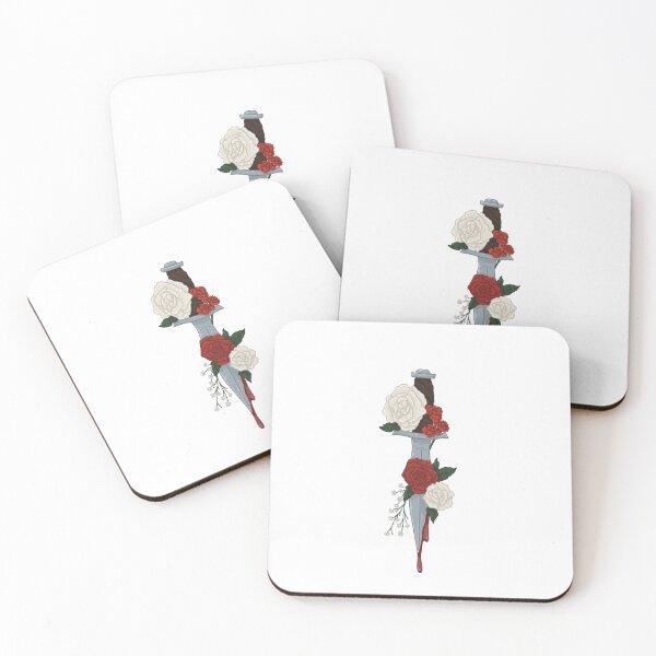 Item preview, Scarlets vs white flowers designed and sold by siejobsessions.